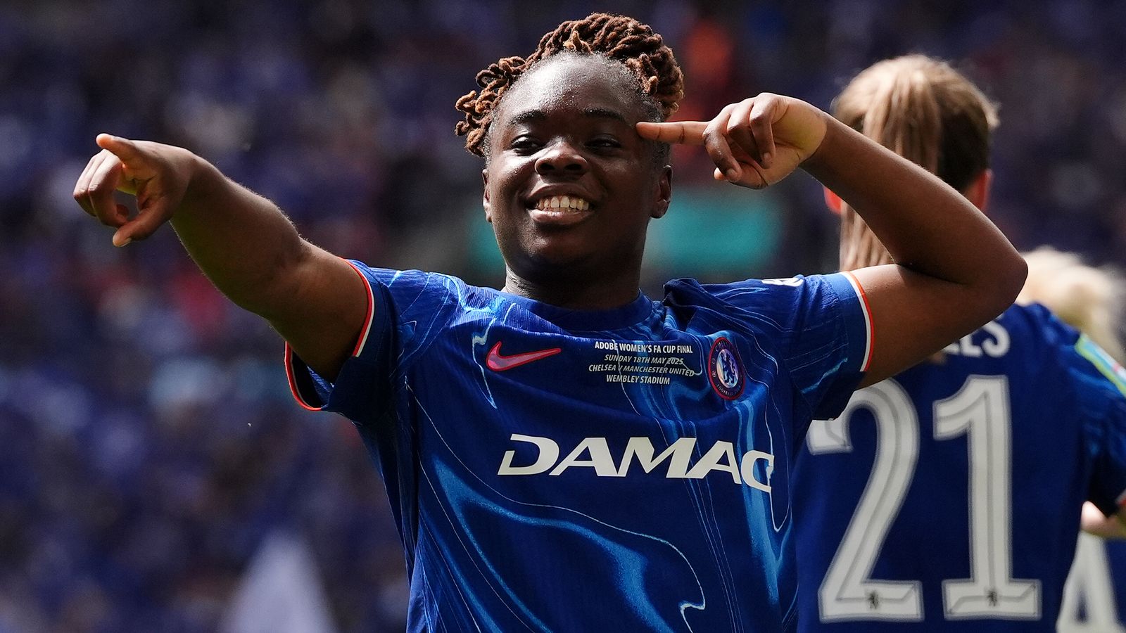Chelsea beat holders Manchester United 3-0 to win Women’s FA Cup Final and complete the treble