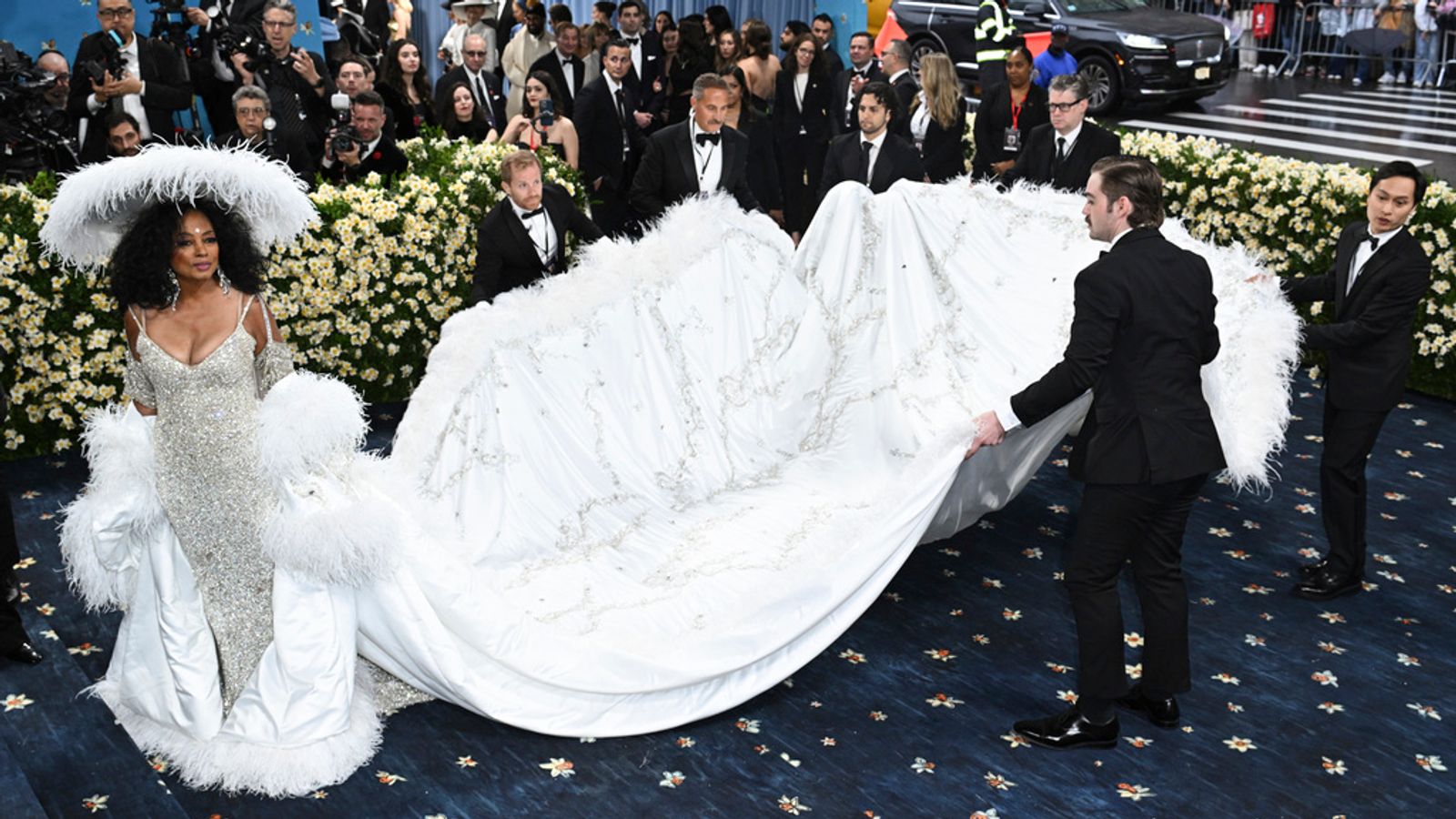 Met Gala 2025: Diana Ross, Sabrina Carpenter and Lewis Hamilton among stars at biggest night in fashion