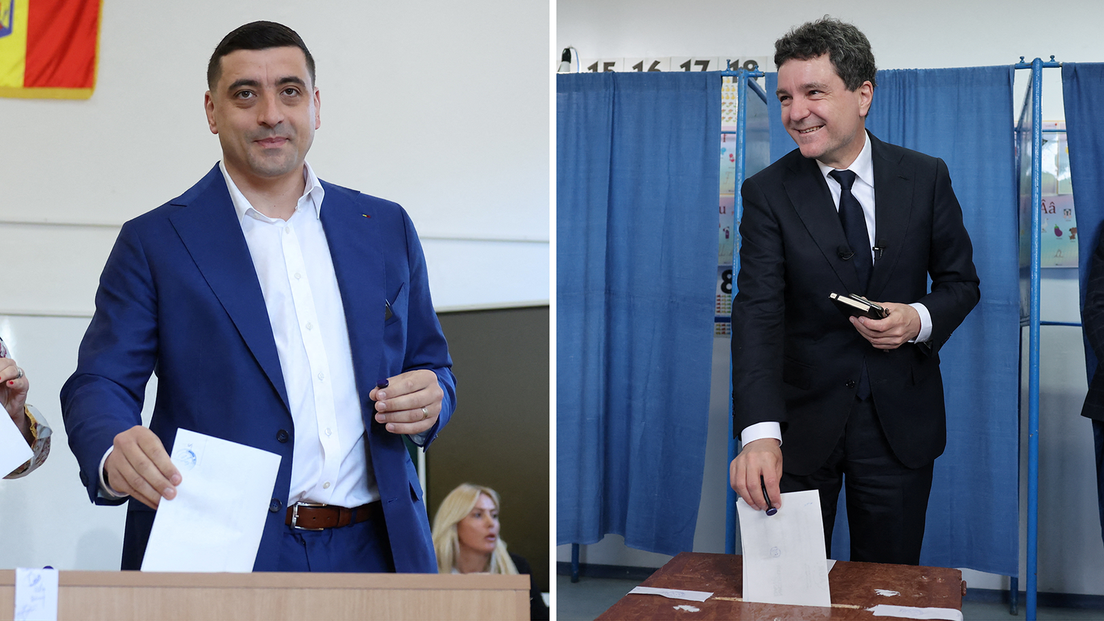 Romania votes in second round of presidential election - with Bucharest mayor and hard-right Trump supporter almost tied in polls