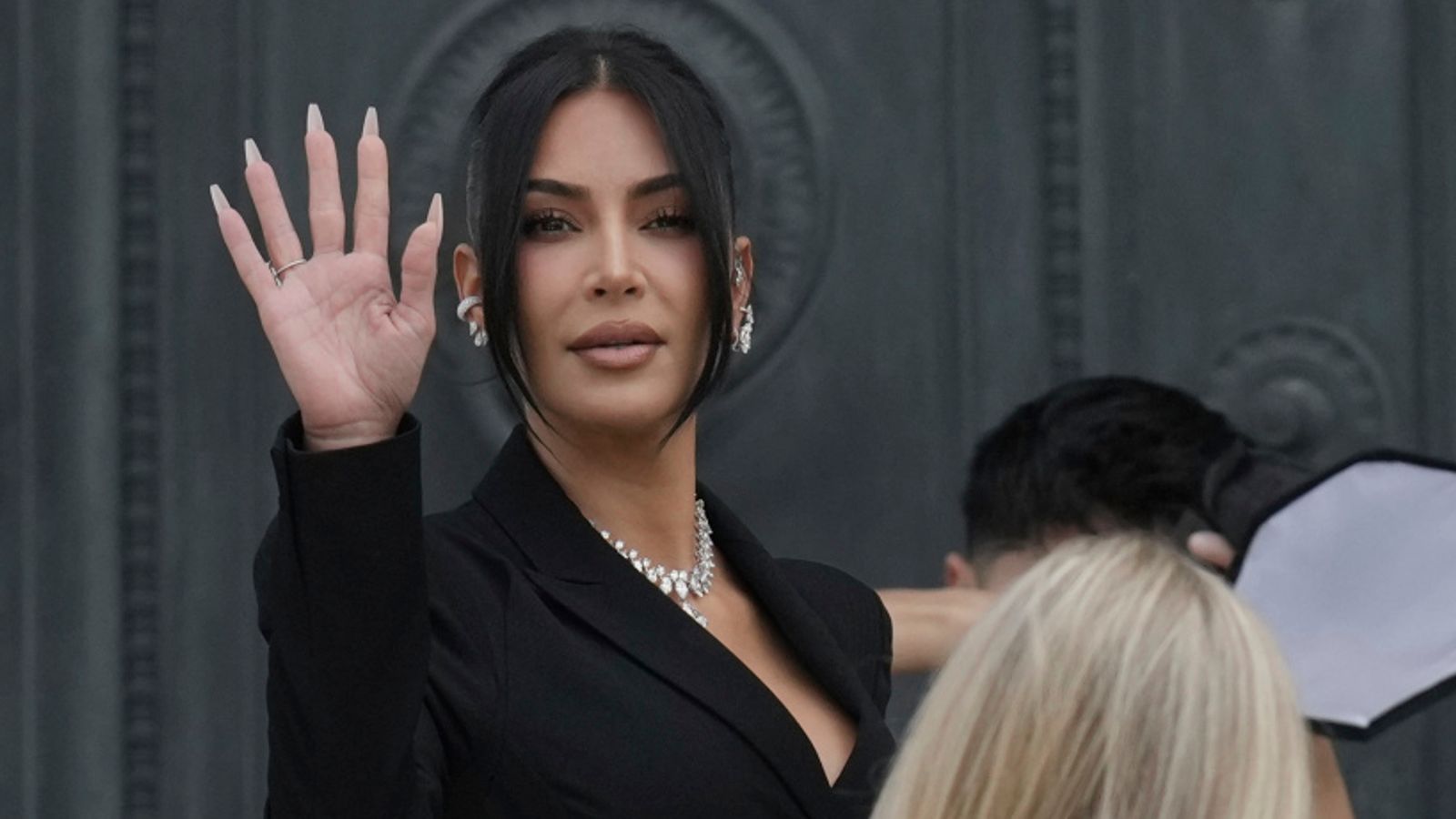 Kim Kardashian arrives at court to 'confront' her alleged attackers in Paris robbery trial