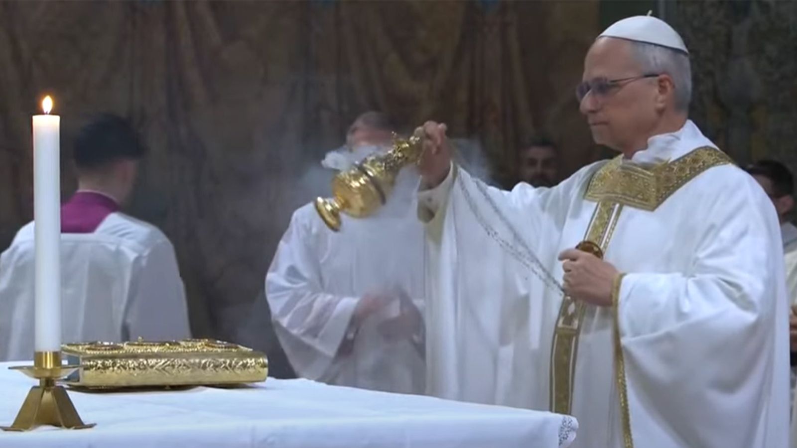 New pope live: Pope Leo leading first mass in Sistine Chapel | World News  news.sky.com