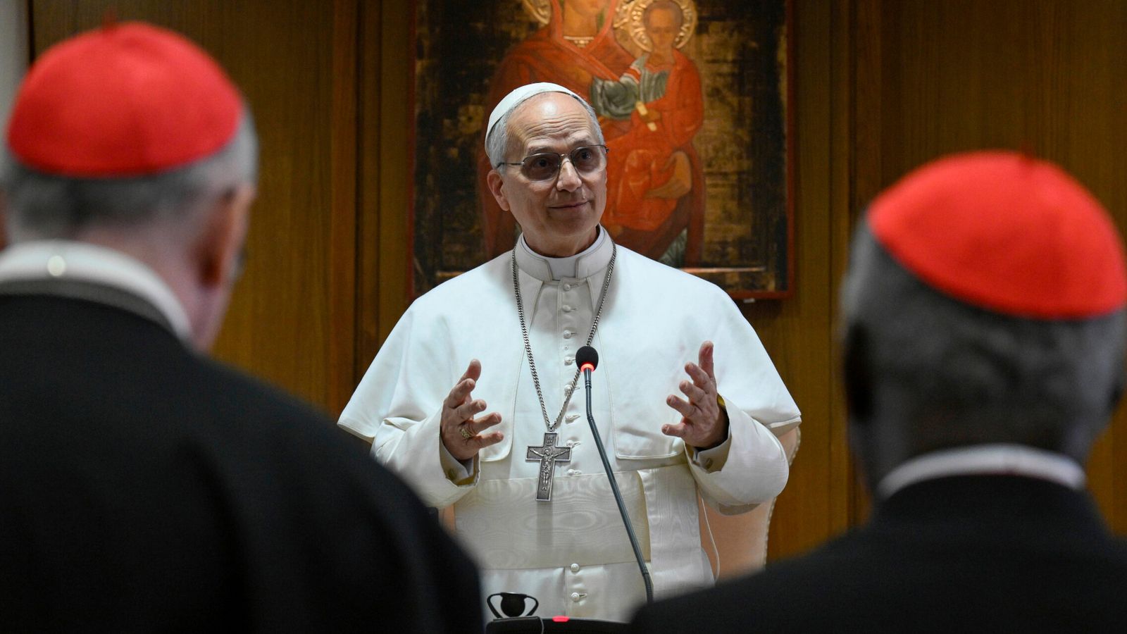 Pope Leo highlights AI as challenge to humanity as he lays out vision of papacy