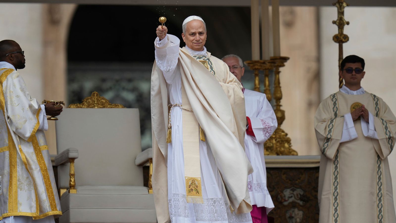 Pope Leo vows to resist 'temptation to be an autocrat' and condemns 'religious propaganda' at inauguration