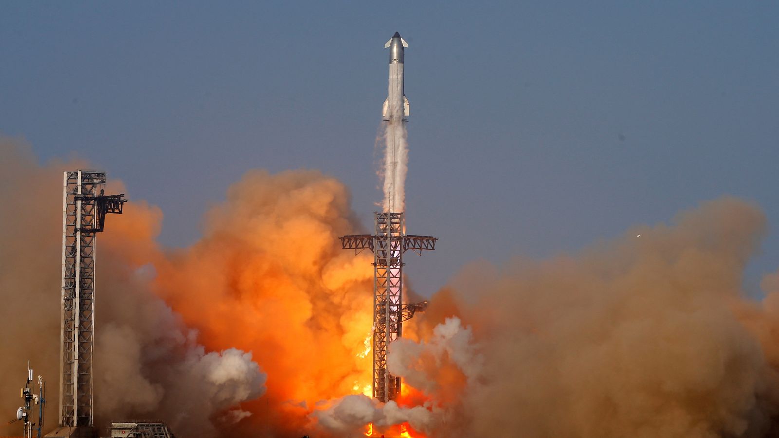 SpaceX Starship rocket spins out of control on test flight marking third failure in a row
