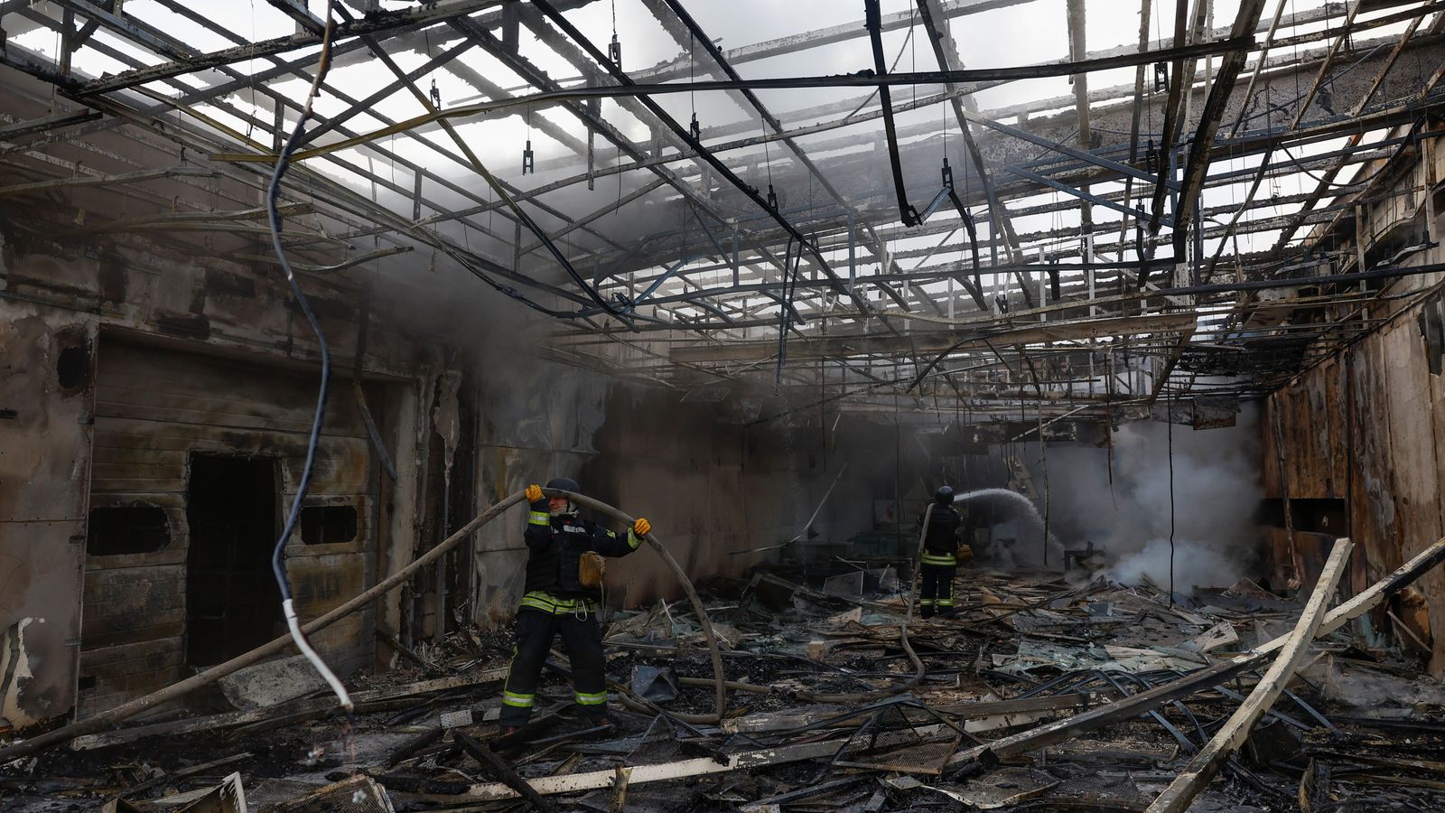 Russia launches 'heaviest drone attack' on Ukraine since start of war