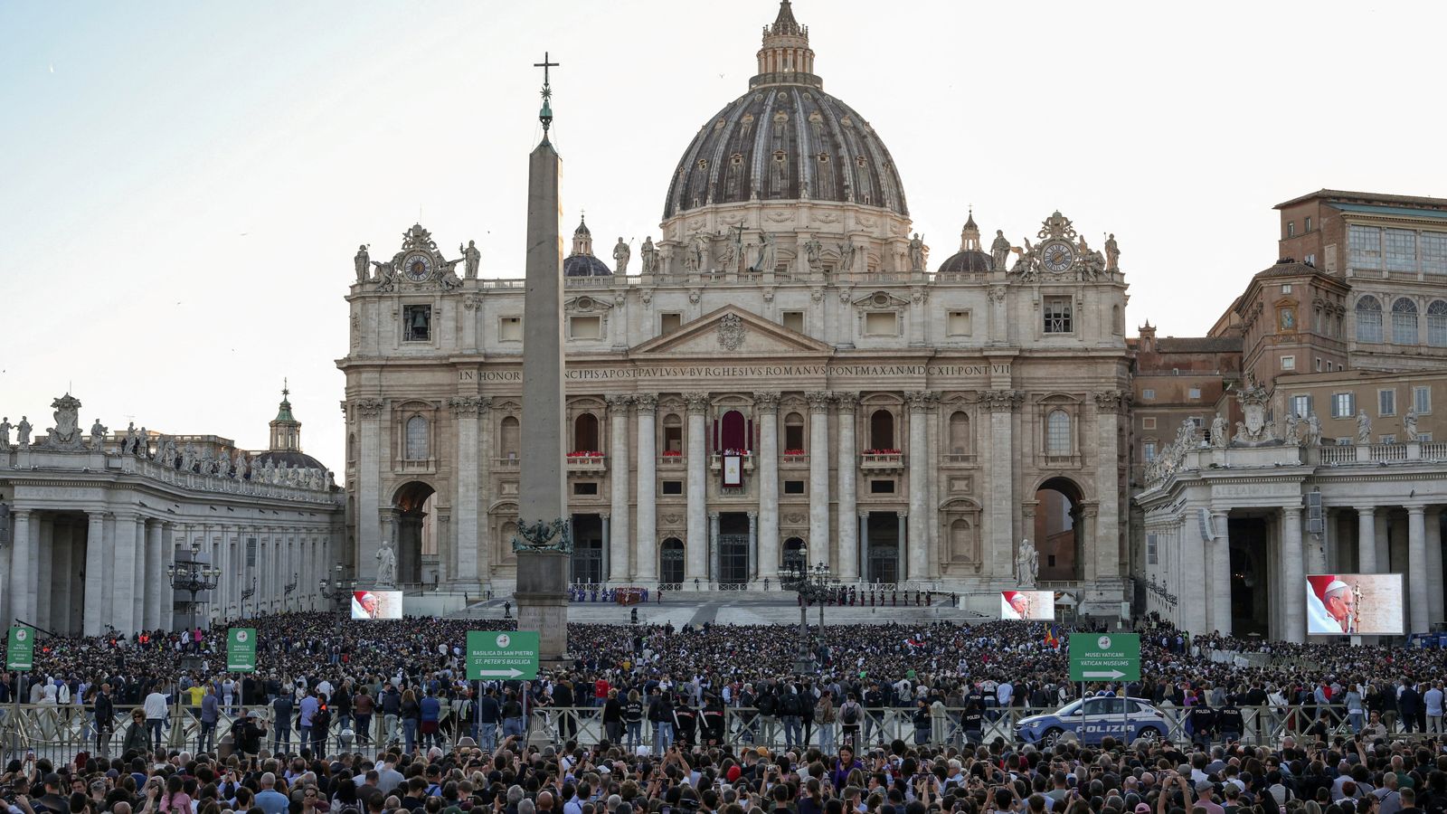 First US pope says church must ‘build bridges’ in balcony address as world leaders send their congratulations