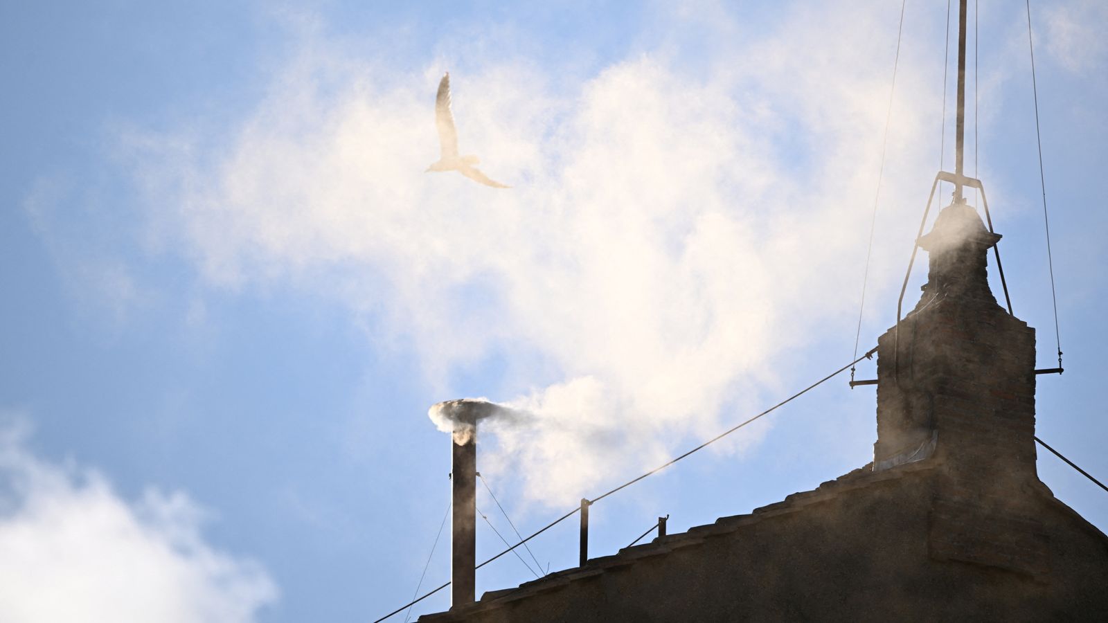 Conclave live: New Pope elected as white smoke rises above Vatican