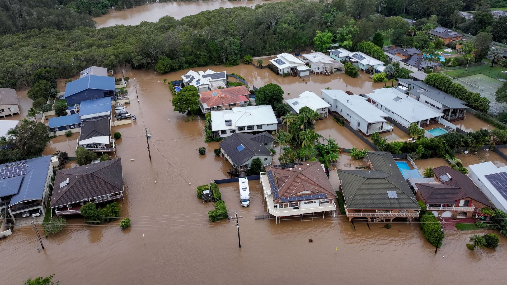 Natural disaster declared in New South Wales - as four months of rain falls in just two days