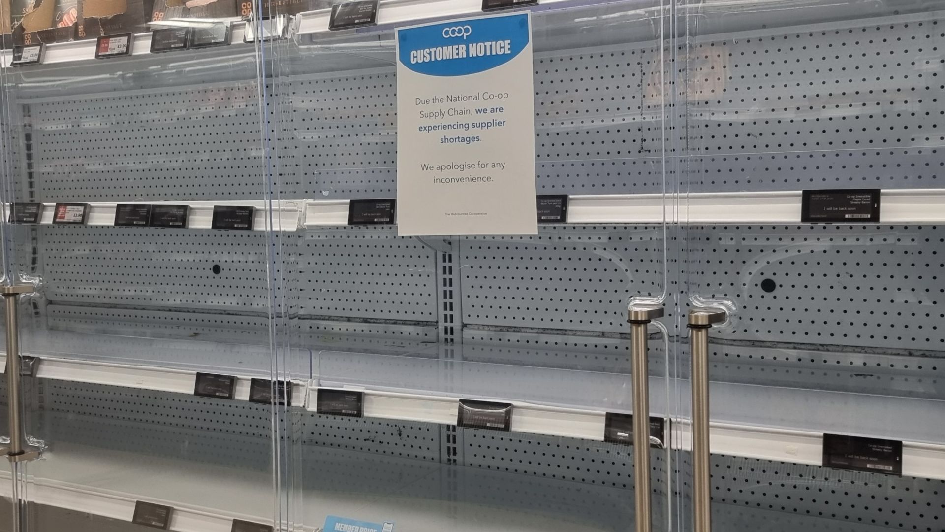 Co-op updates on recovery after cyber attack forced empty shelves
