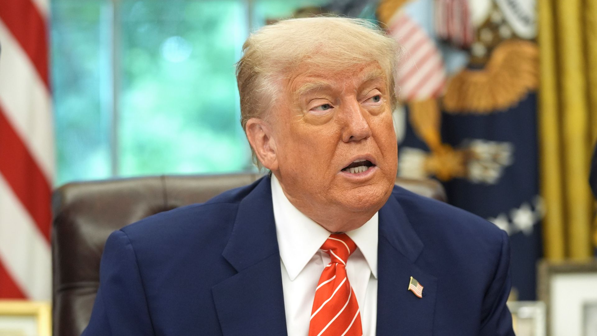 Trump has blinked in this