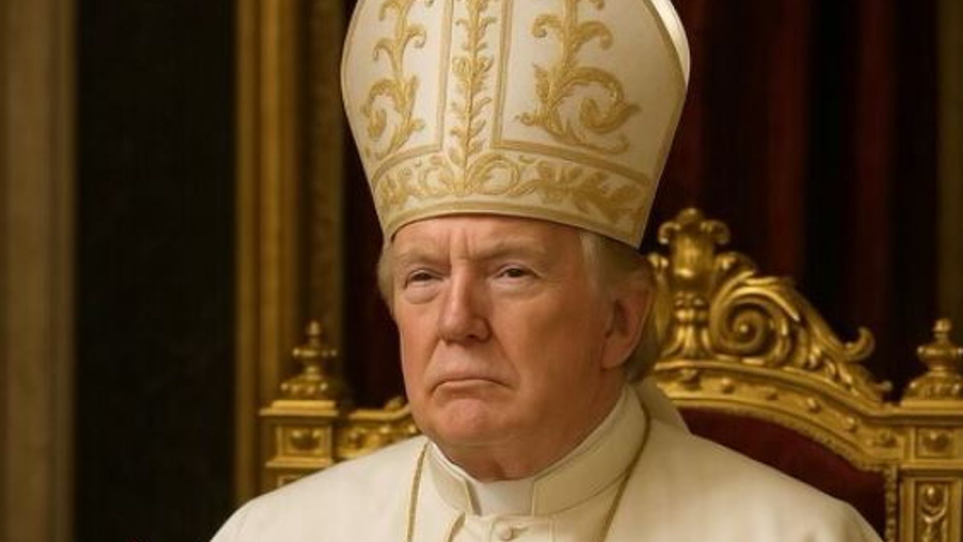 Trump posts AI image of himself as pope