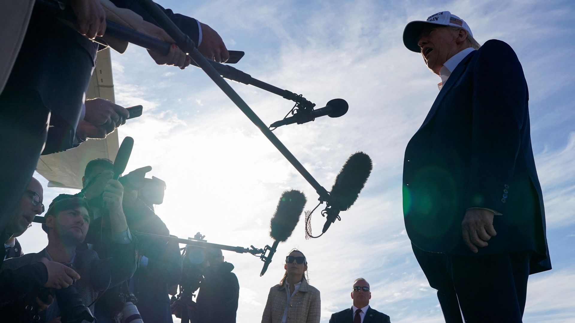 Trump says US and EU have agreed to postpone tariffs