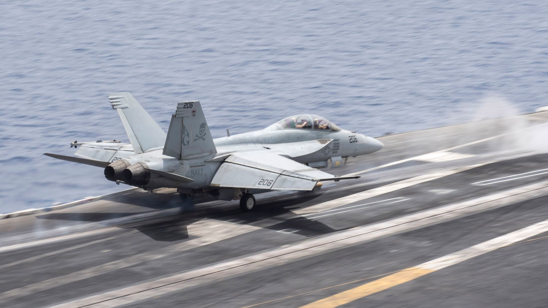 Second US $60m fighter jet falls in sea from carrier in just over a week