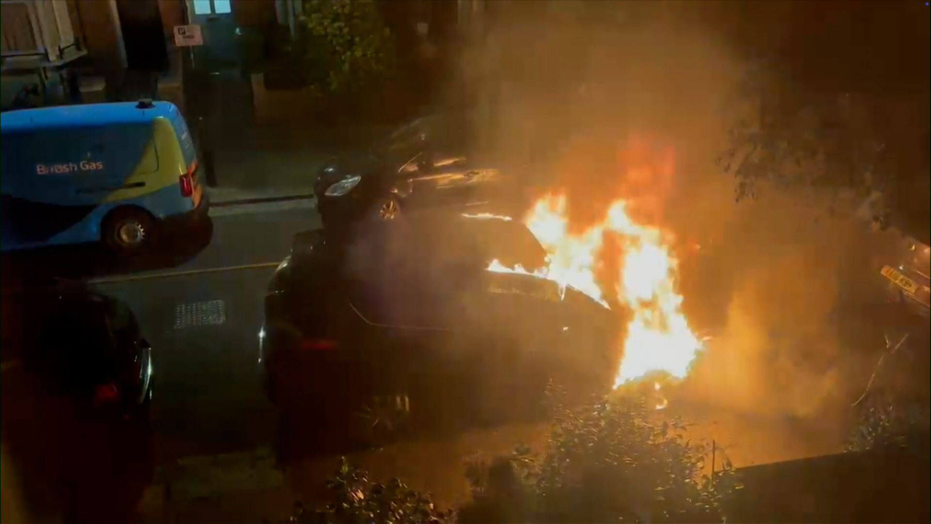 Ukrainian, 21, charged over fires at homes and car linked to PM