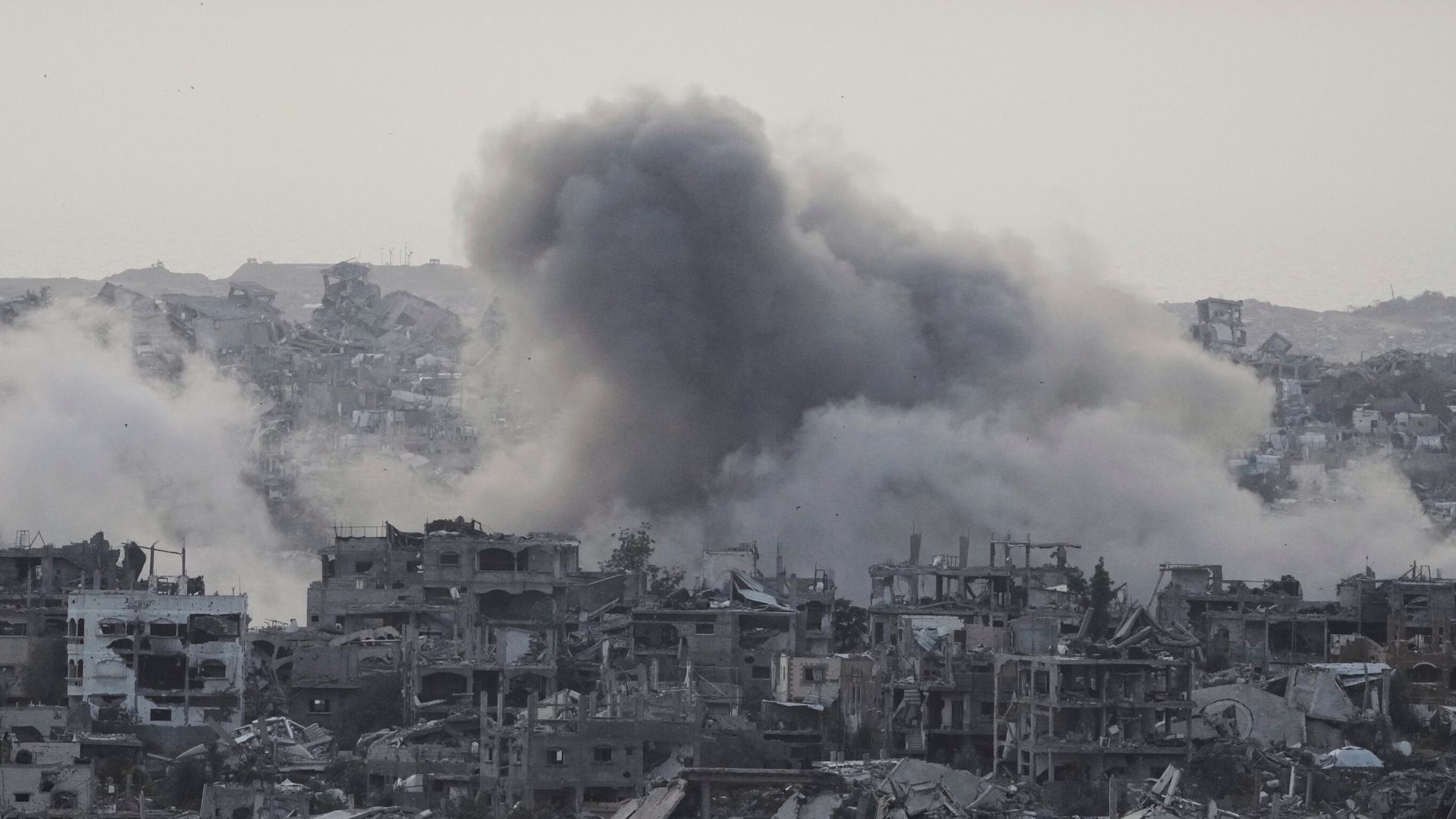Israel carries out 'extensive strikes' in Gaza as it prepares to expand operations