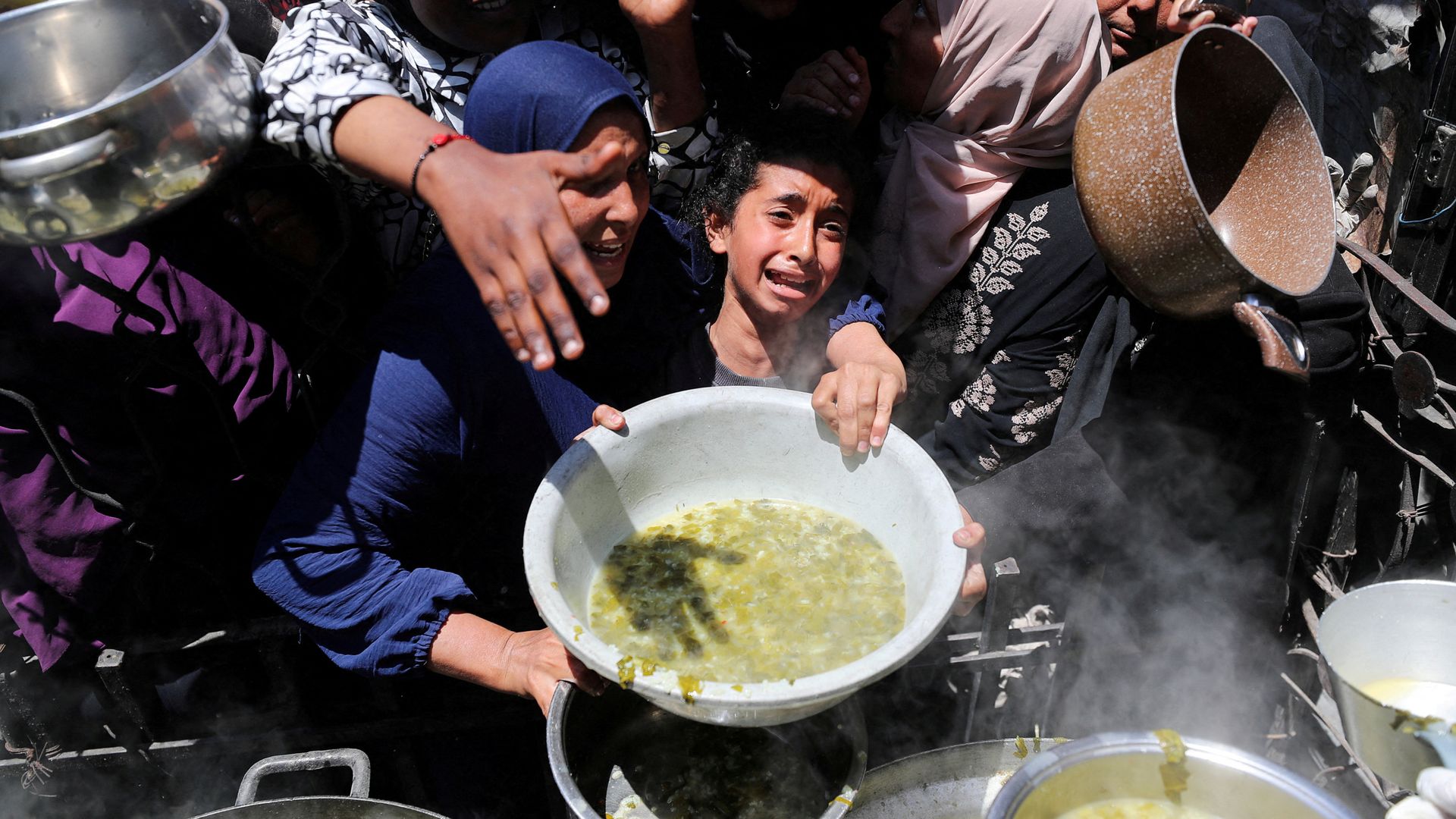 Warning that hunger in Gaza to impact 'entire generation' after 55 children die from malnutrition