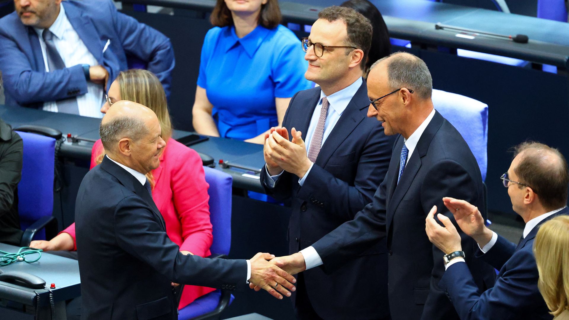 Merz wins vote to become Germany's new chancellor hours after losing first ballot