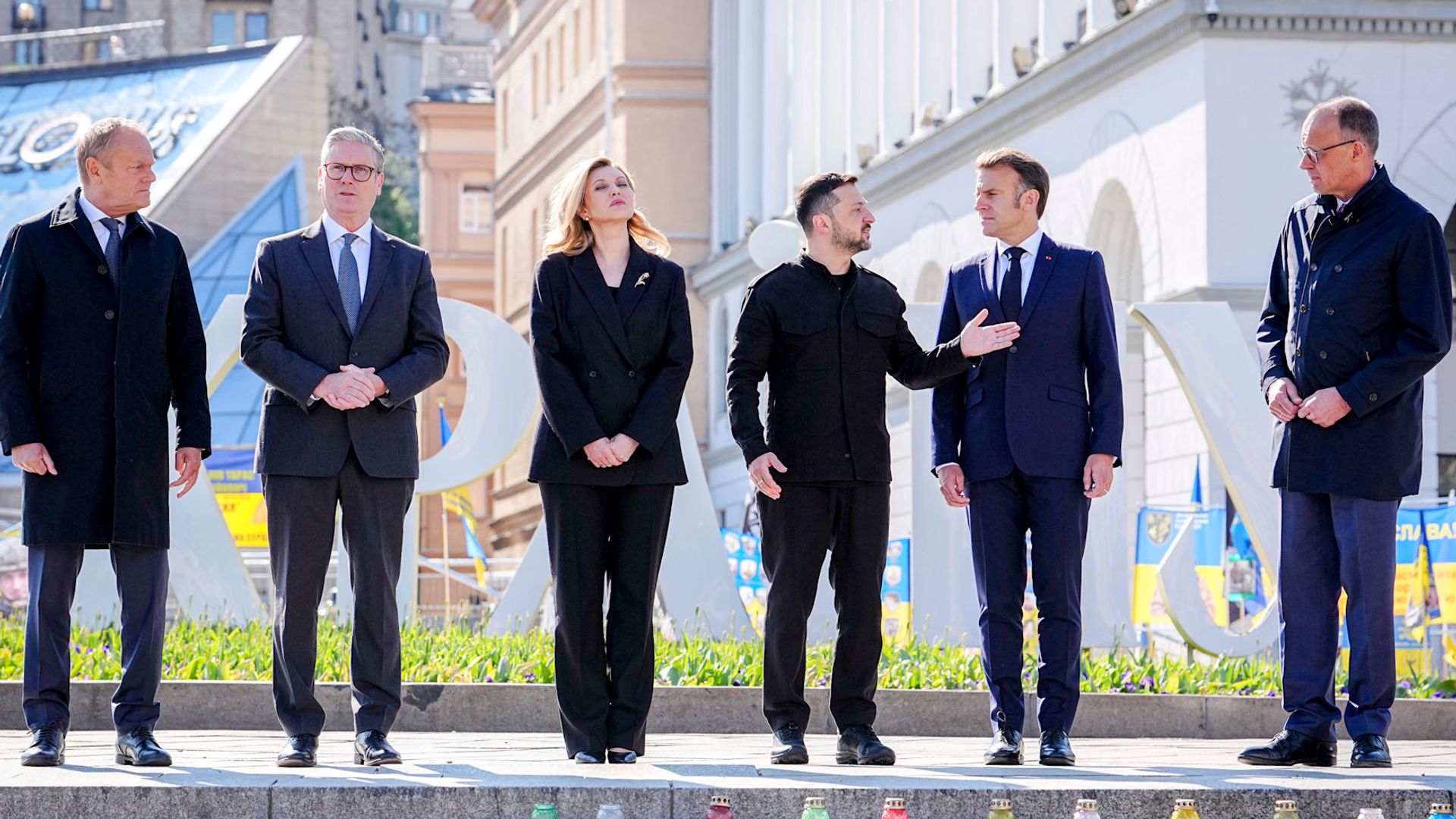 European leaders arrive in Ukraine for 'coalition of the willing' talks