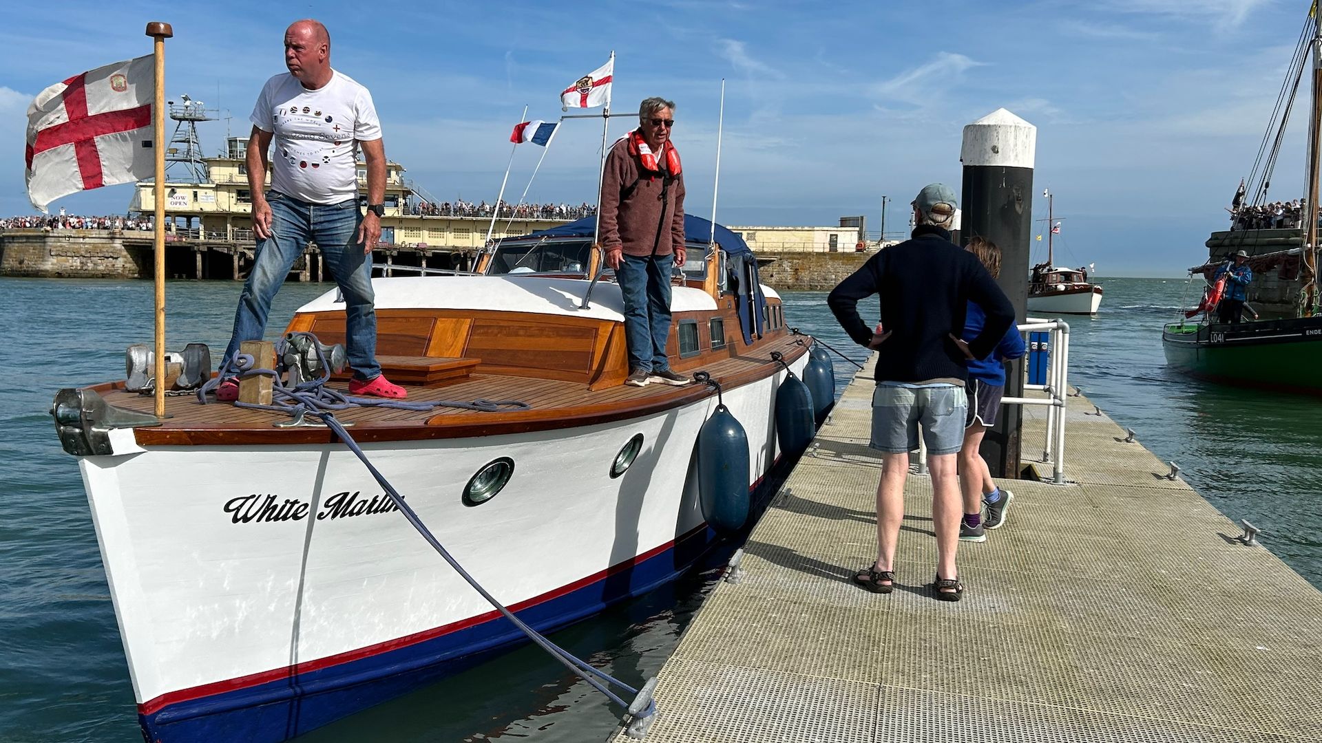 Little ships recreate historic rescue of Allied troops from Dunkirk, 85 years on