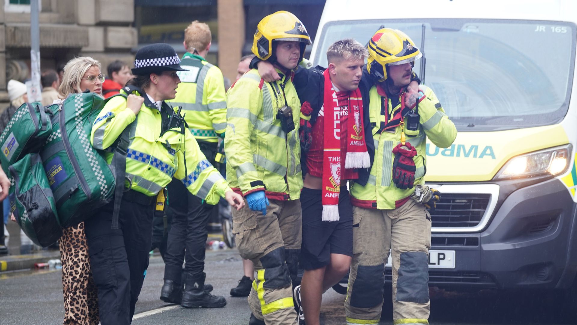 'I was telling him to stop': Liverpool parade victim says he's been left 'traumatised'
