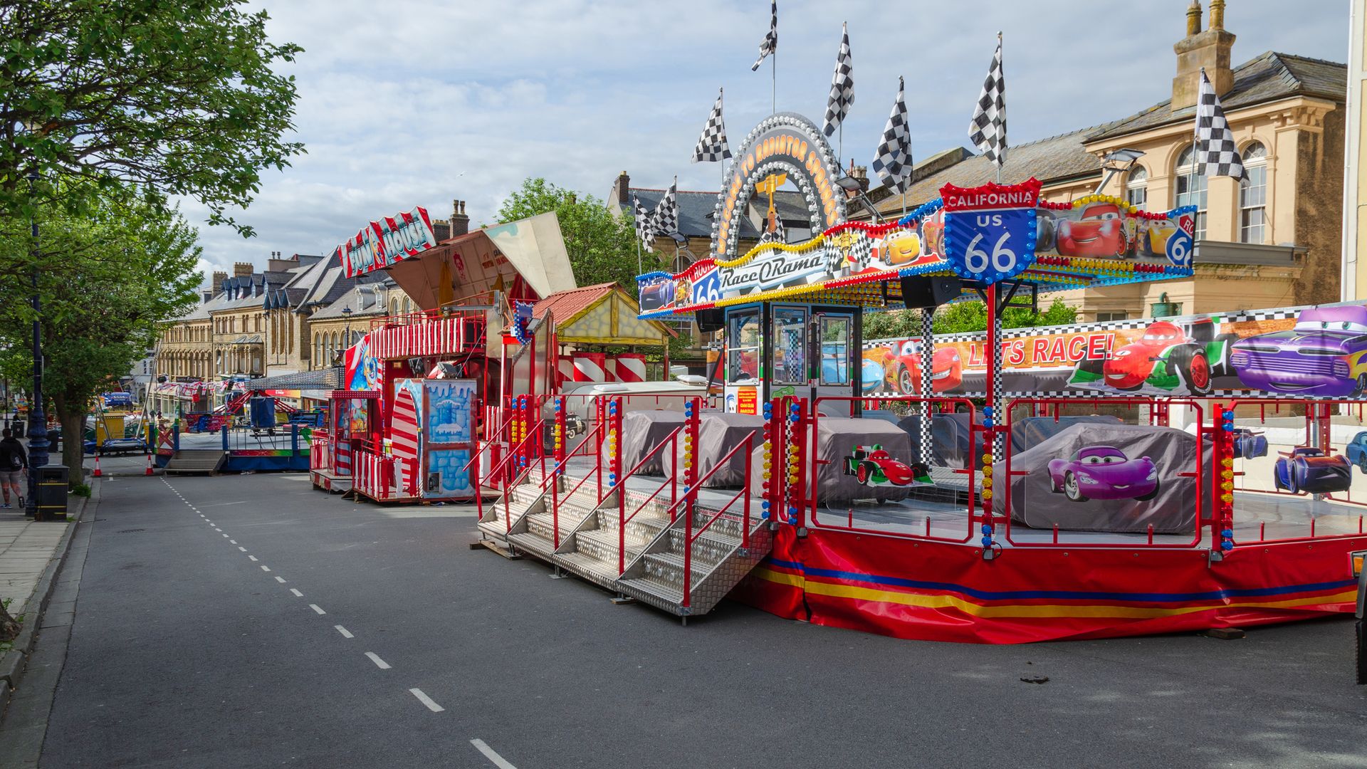 Child taken to hospital after funfair ride 'incident'