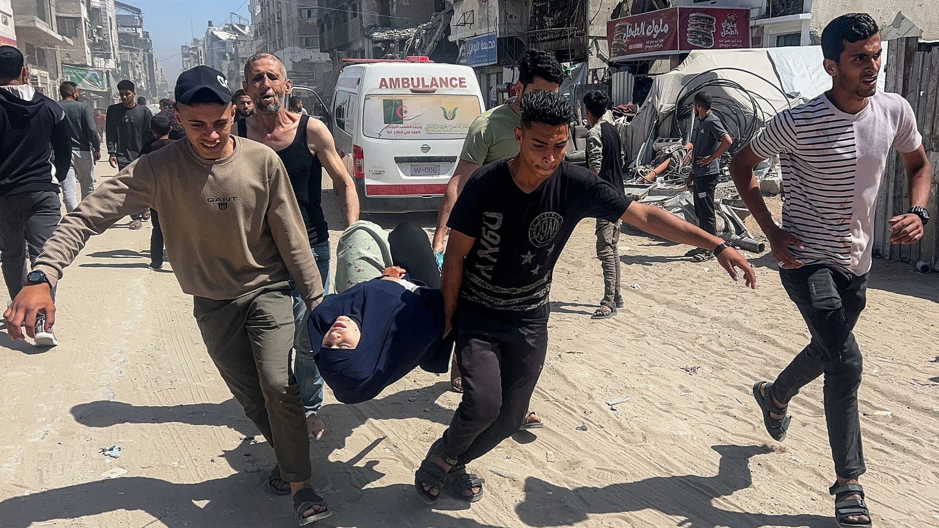 Women and children 'among 48 people killed in Israeli airstrikes in Gaza'
