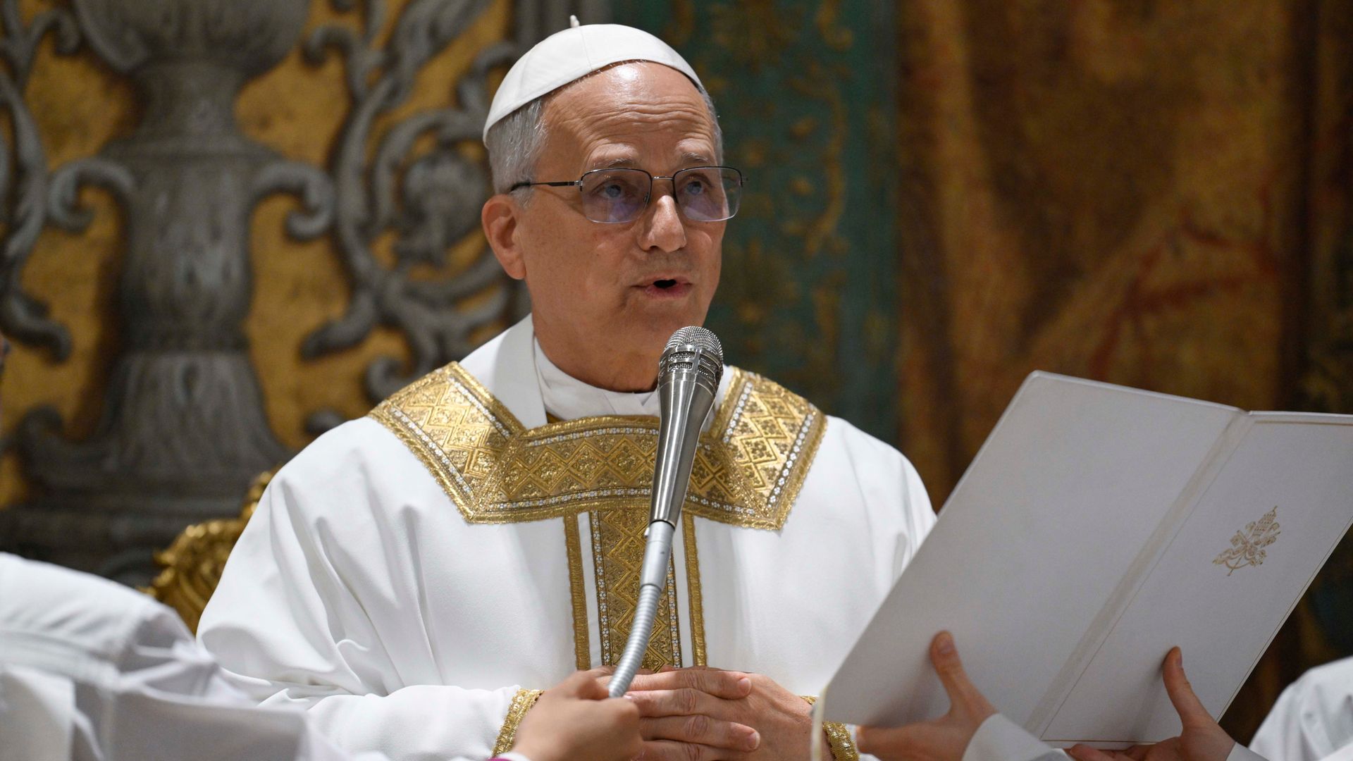 Pope Leo holds first mass - and says he hopes to help church be a beacon of light