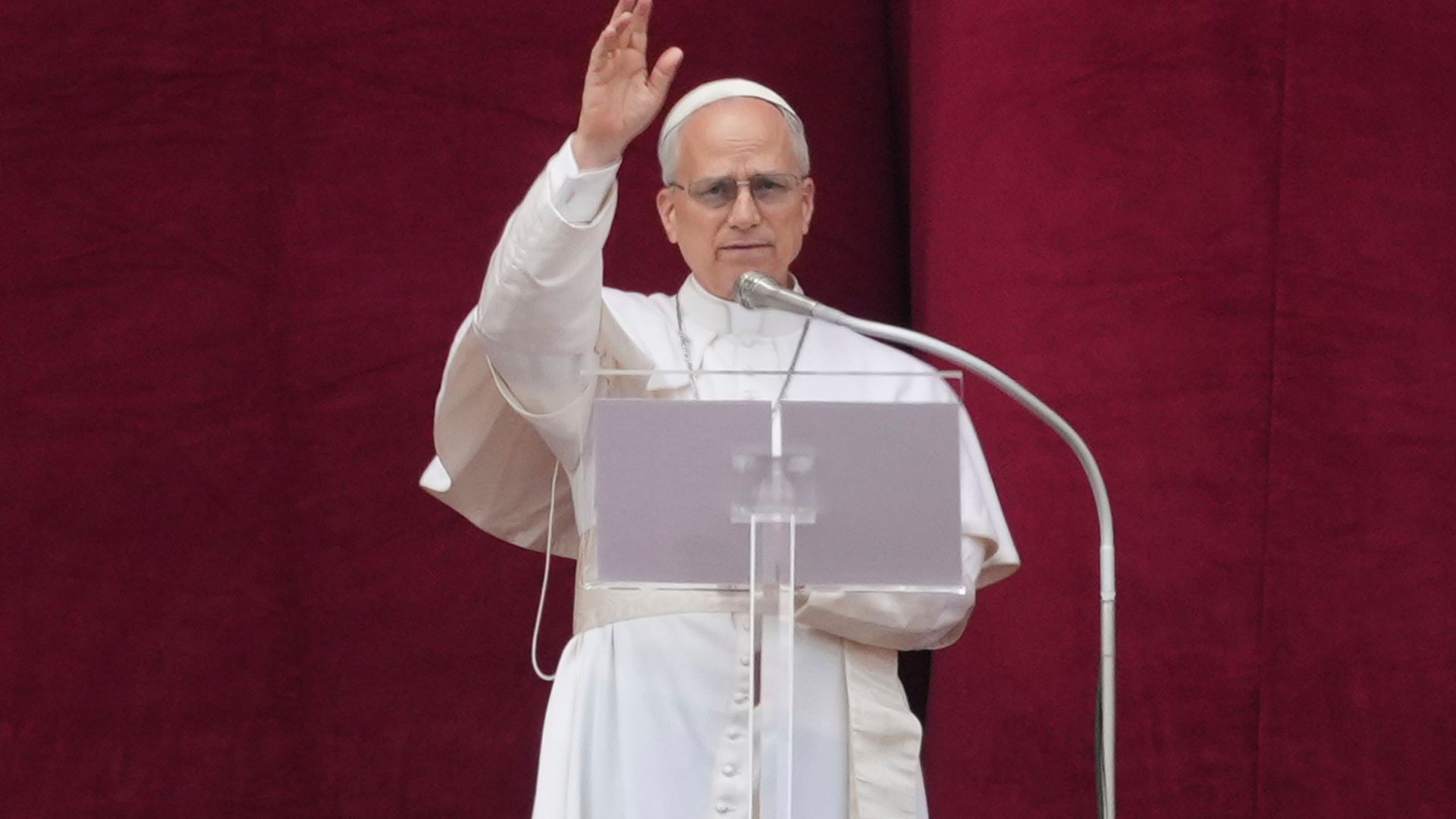 Pope Leo calls for Ukraine peace and Gaza ceasefire in first Sunday address
