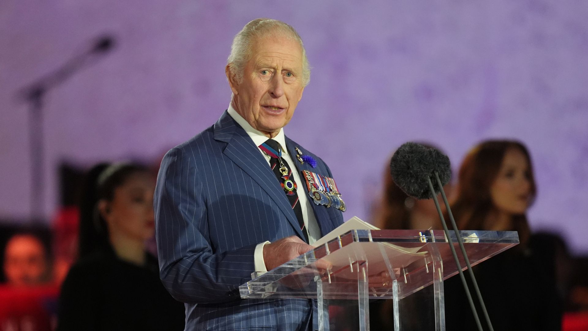 King Charles echoes his grandfather's historic VE Day speech as he marks 80th anniversary
