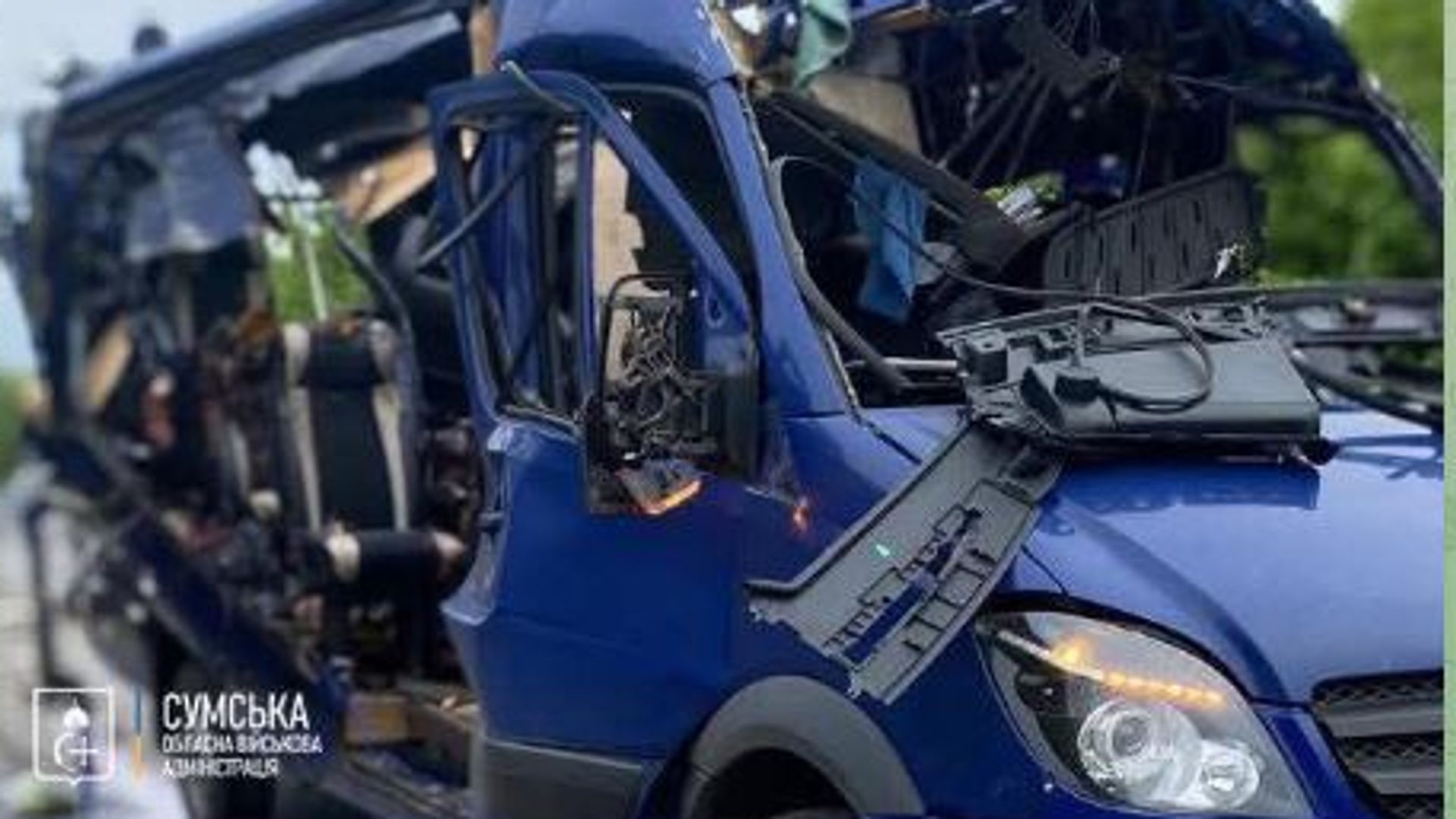 Nine killed in Russian attack on civilian bus, Ukraine's military says