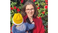 Amy Woolfson, who gave birth to her baby girl at a hospital in London in September 2023
 
