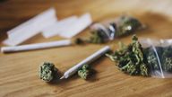 File image of dried cannabis and a rolled joint. iStock