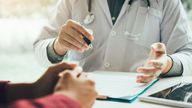 Doctor talking to the patient about menopause and treatment in future. Pic: iStock