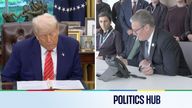 Donald Trump and Keir Starmer