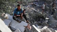 Aftermath of Israeli strike on a house, in Jabalia, in the northern Gaza Strip, May 14, 2025. REUTERS