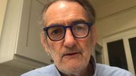Professor Sir Ian Diamond, who has resigned as head of the Office for National Statistics (ONS). Pictured during a Sky News interview with Sophy Ridge on 19 Jul 2020