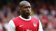 Jay Emmanuel-Thomas playing for Arsenal in 2010. Pic: PA