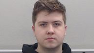 Undated handout photo issued by the Police Service of Northern Ireland (PSNI) of Max Hollingsbee. Max Hollingsbee, of Orient Circle, Lurgan, has been sentenced to five years and two months after admitting scores of child sexual abuse crimes against girls. The 21-year-old faced charges including inciting a child to take part in sexual activity, possessing indecent photographs and unauthorised access to computer material between 2021 and 2023. He previously pleaded guilty to some 42 charges. Issue
