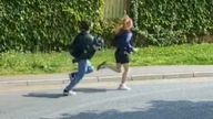 BEST QUALITY AVAILABLE Screen grab taken from CCTV dated 03/05/25 issued by Metropolitan Police of CCTV of two teenagers they want to speak to after two kittens were tortured and killed in Ruislip. The Metropolitan Police received a report on May 3 that alleged two teenagers dismembered the animals in Ickenham Road, Ruislip. Issue date: Thursday May 15, 2025.

