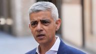 Sadiq Khan speaks to media at the launch of the Grassroots Music Tube Map at Outernet Arcade, London. Picture date: Tuesday May 13, 2025.