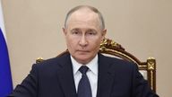 Vladimir Putin. Pic: AP