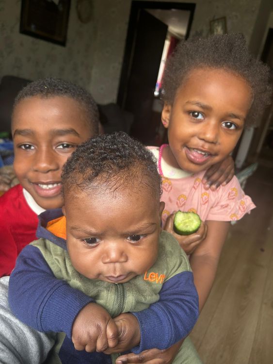 Akram Mohammed and his siblings