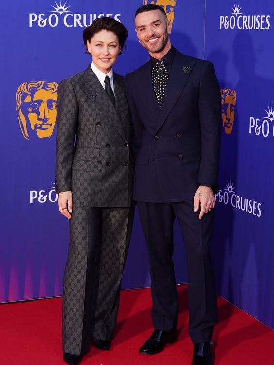 Emma and Matt Willis at the BAFTA TV Awards 2025