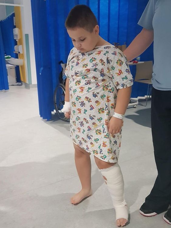 Finias Sandu in hospital