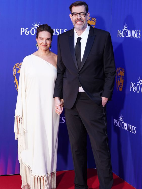 Ingrid Oliver and Richard Osman attending the 2025 BAFTA Television Awards with P&O Cruises at Southbank Centre's Royal Festival Hall, London. Picture date: Sunday May 11, 2025.