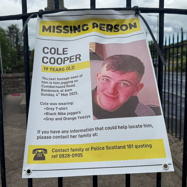 Police are continuing to search for Cole Cooper