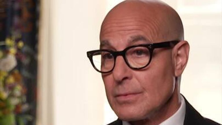 Stanley Tucci speaks to Sky's Debbie Ridgard
