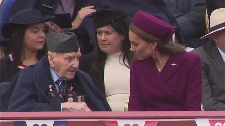 Royal family watch VE Day parade