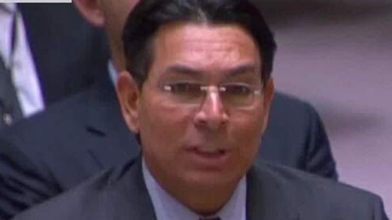 Danny Danon BM Güvenlik Konseyi'nde konuşuyor 