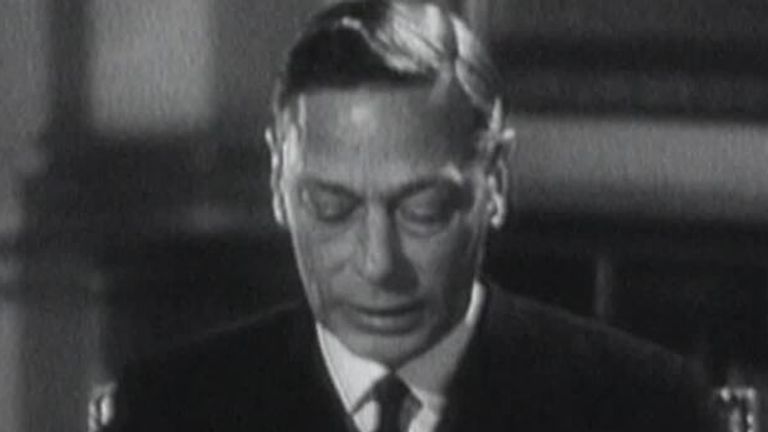 VE Day: King echoes grandfather King George VI in 1945 speech marking Victory in Europe